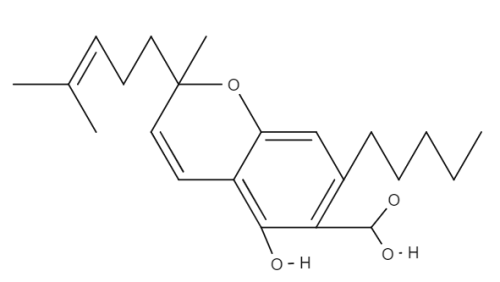 Cannabichromenic Acid chemical structure