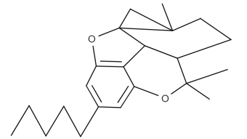 Cannabicitran chemical structure