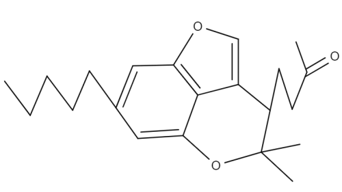 Cannabicounmaronic Acid chemical structure