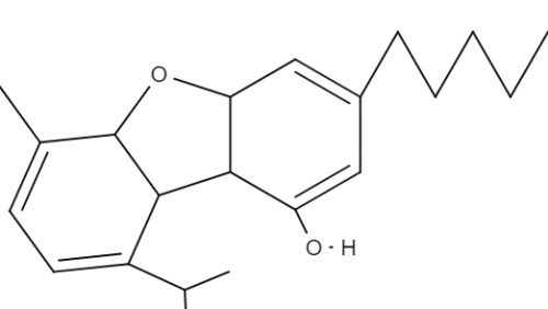 Cannabifuran chemical structure