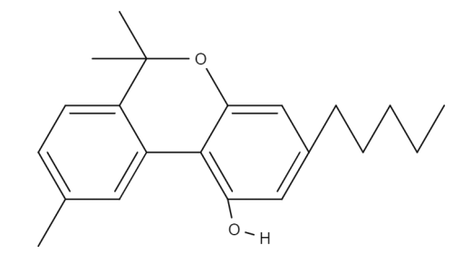 Cannabinol chemical structure