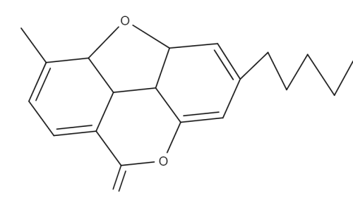 Cannabioxepane chemical structure